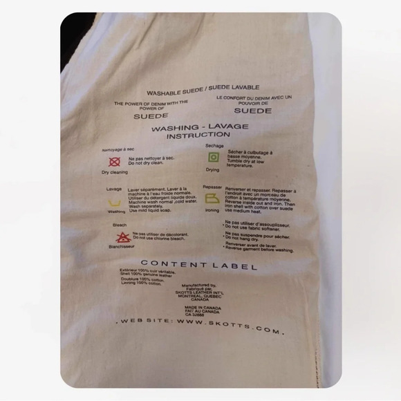 Skotts Brown Suede Lined Pants  Size 32 - Picture 6 of 12